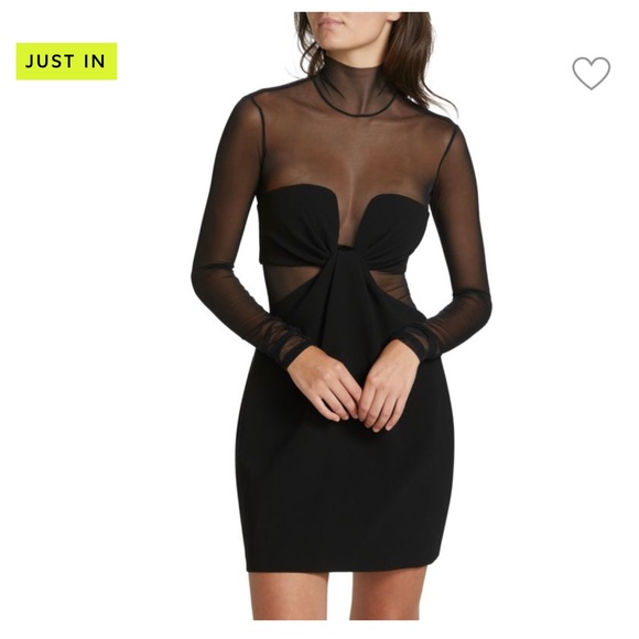 A.L.C. Rita High-Neck Mesh Minidress size 6